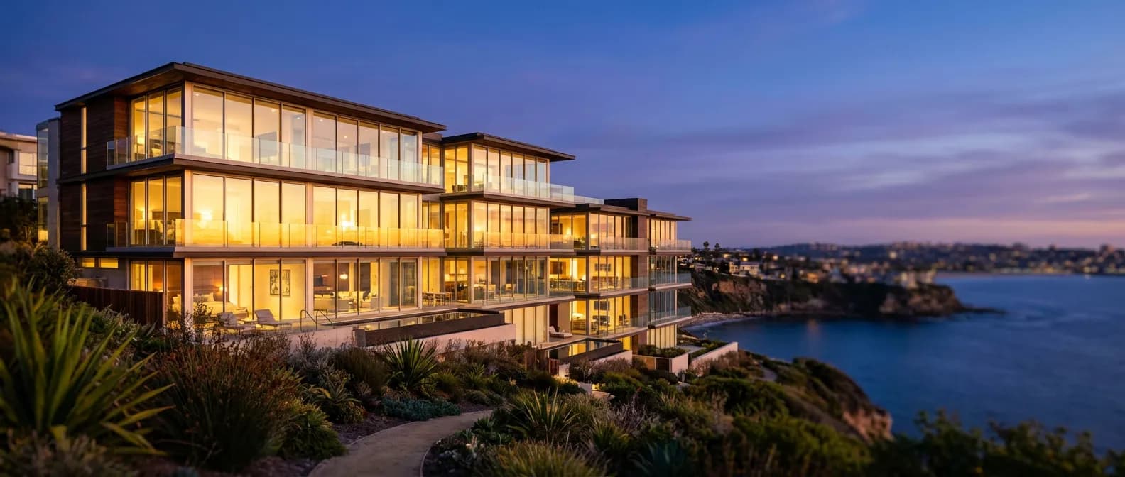 Immeuble de luxe moderne illustrant l'investissement immobilier avec Bricks