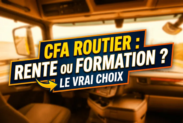 Miniature CFA Routier : Rente ou Formation ?