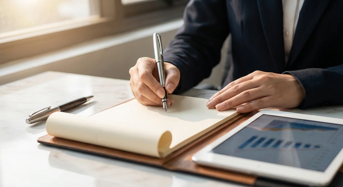 Signature de l'acte juridique pour le versement d'un acompte sur dividendes