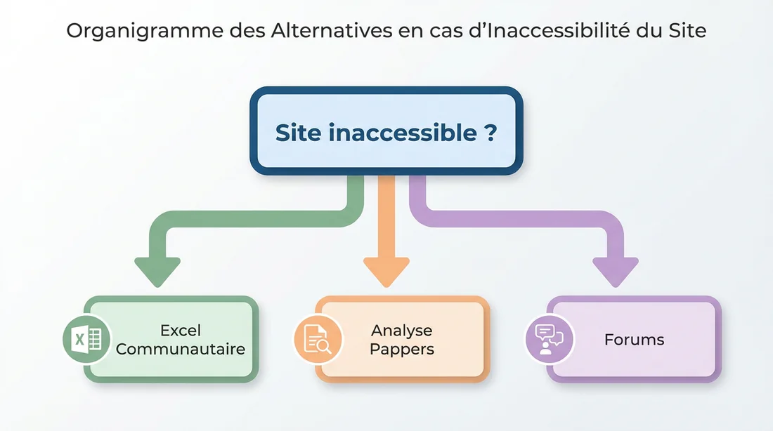 Guide visuel des alternatives à Hellocrowdfunding Schéma décisionnel des alternatives après la fermeture d'un agrégateur