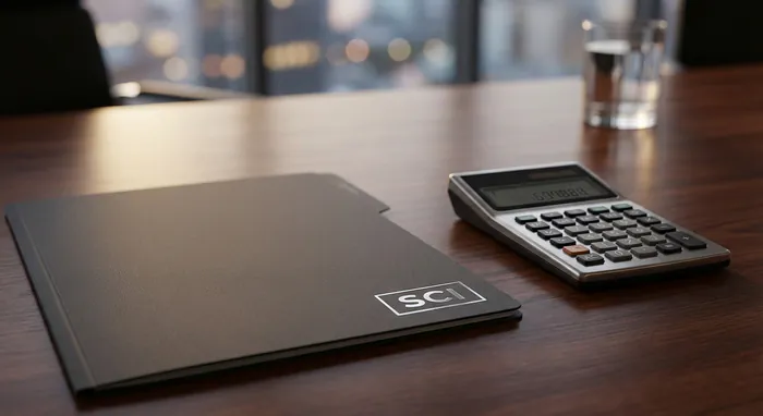 Miniature représentant la gestion fiscale et administrative d'une SCI.